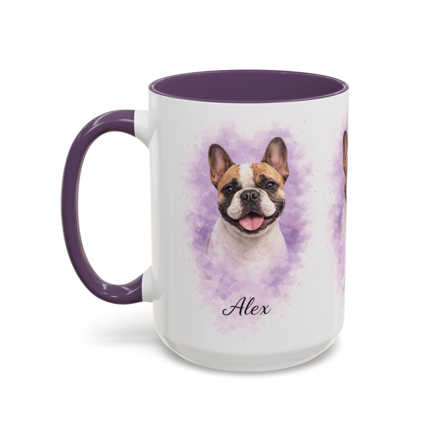 Custom Watercolor Pet Portrait Mug – Personalized from Your Pet's Photo